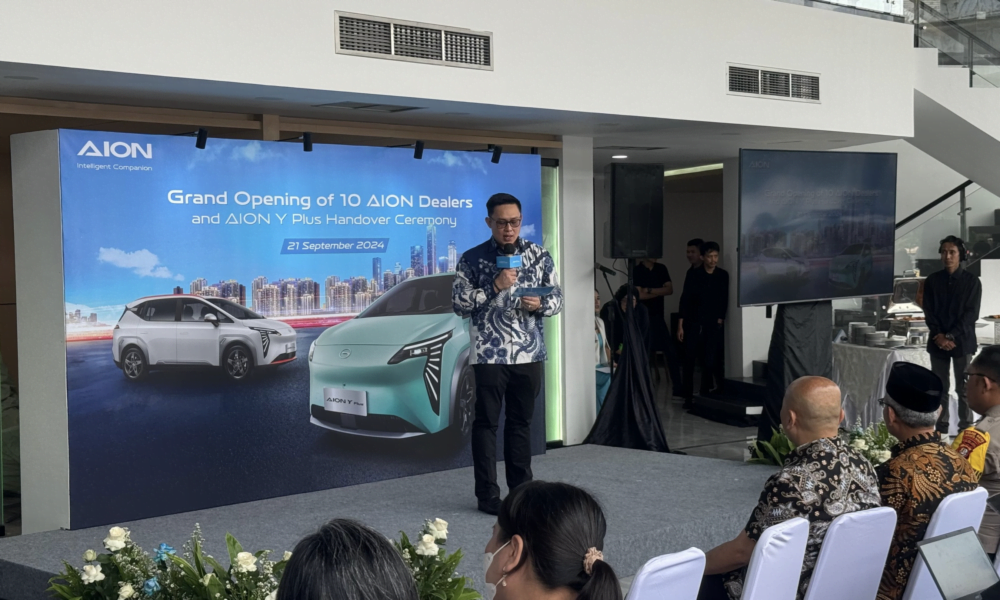 peresmian dealer AION Indonesia