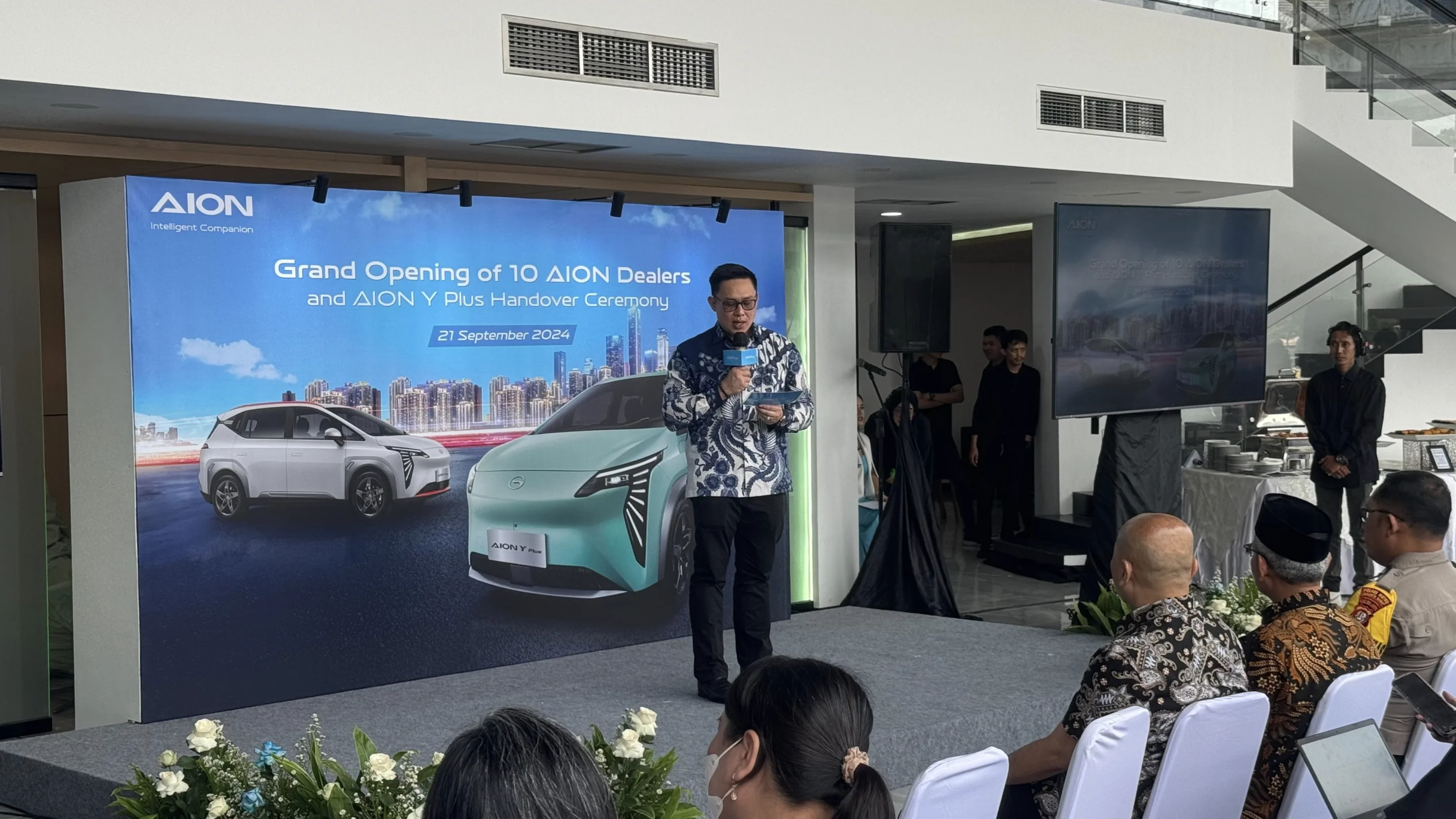 peresmian dealer AION Indonesia