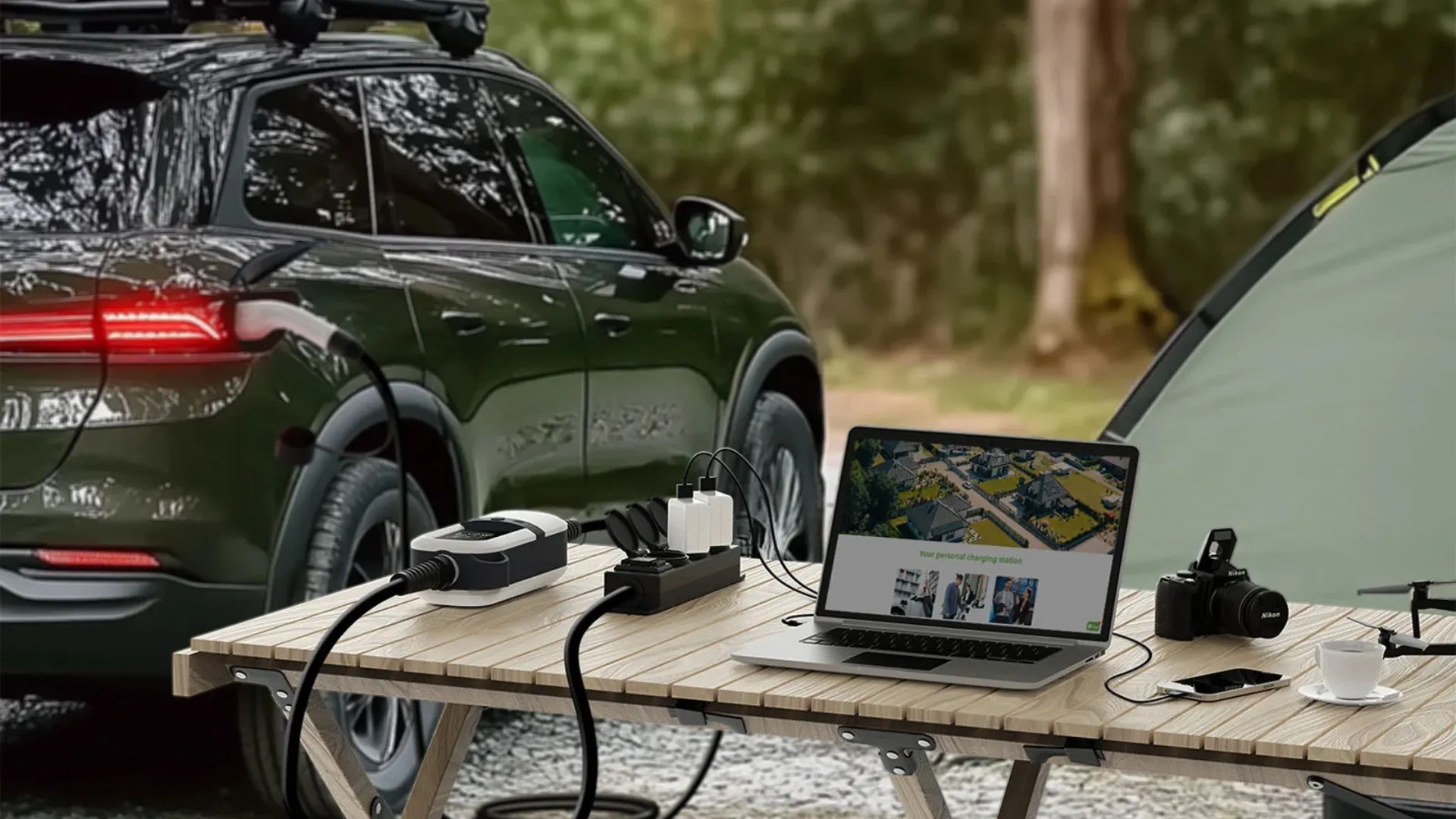 Vehicle to load (V2L) electric car